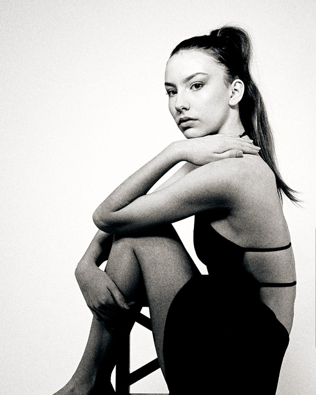 Retrato editorial de modelo