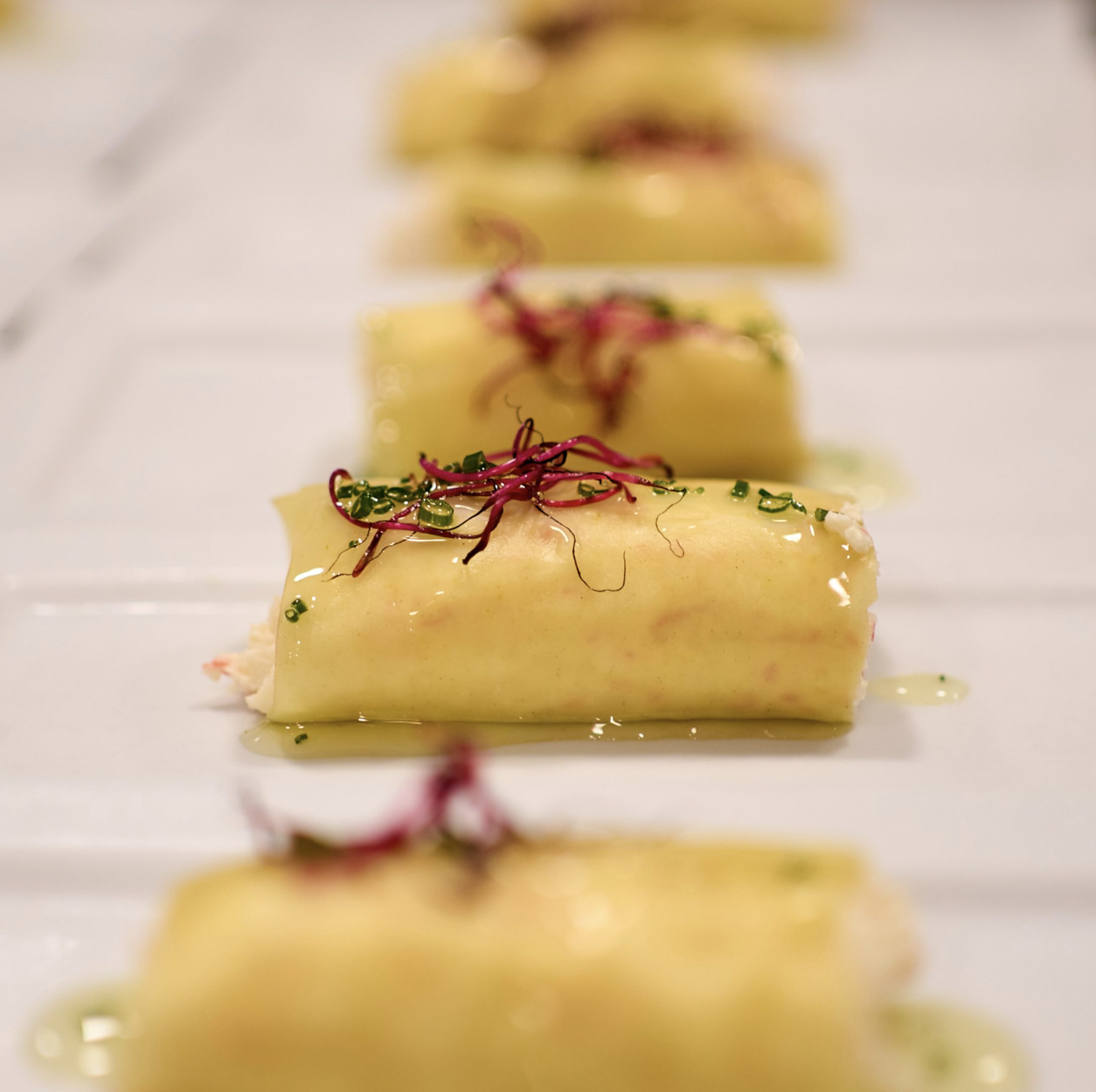 Detalle de pasta para carta de Sangiovese Restaurant